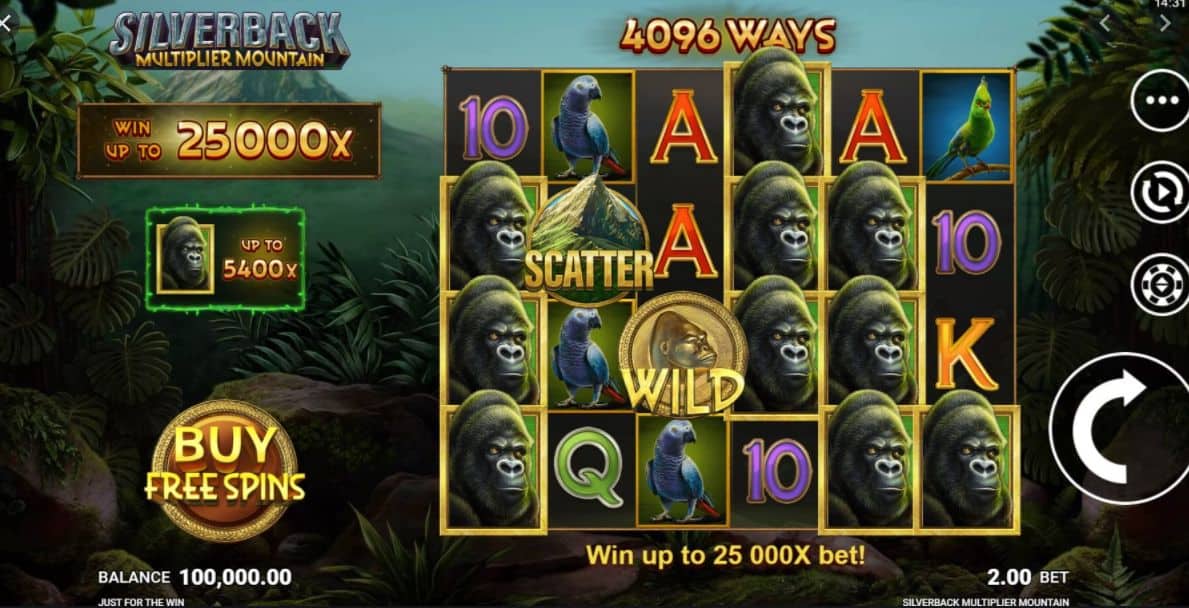 Silverback Multiplier Mountain Slot Game Free Play at Casino Ireland 01