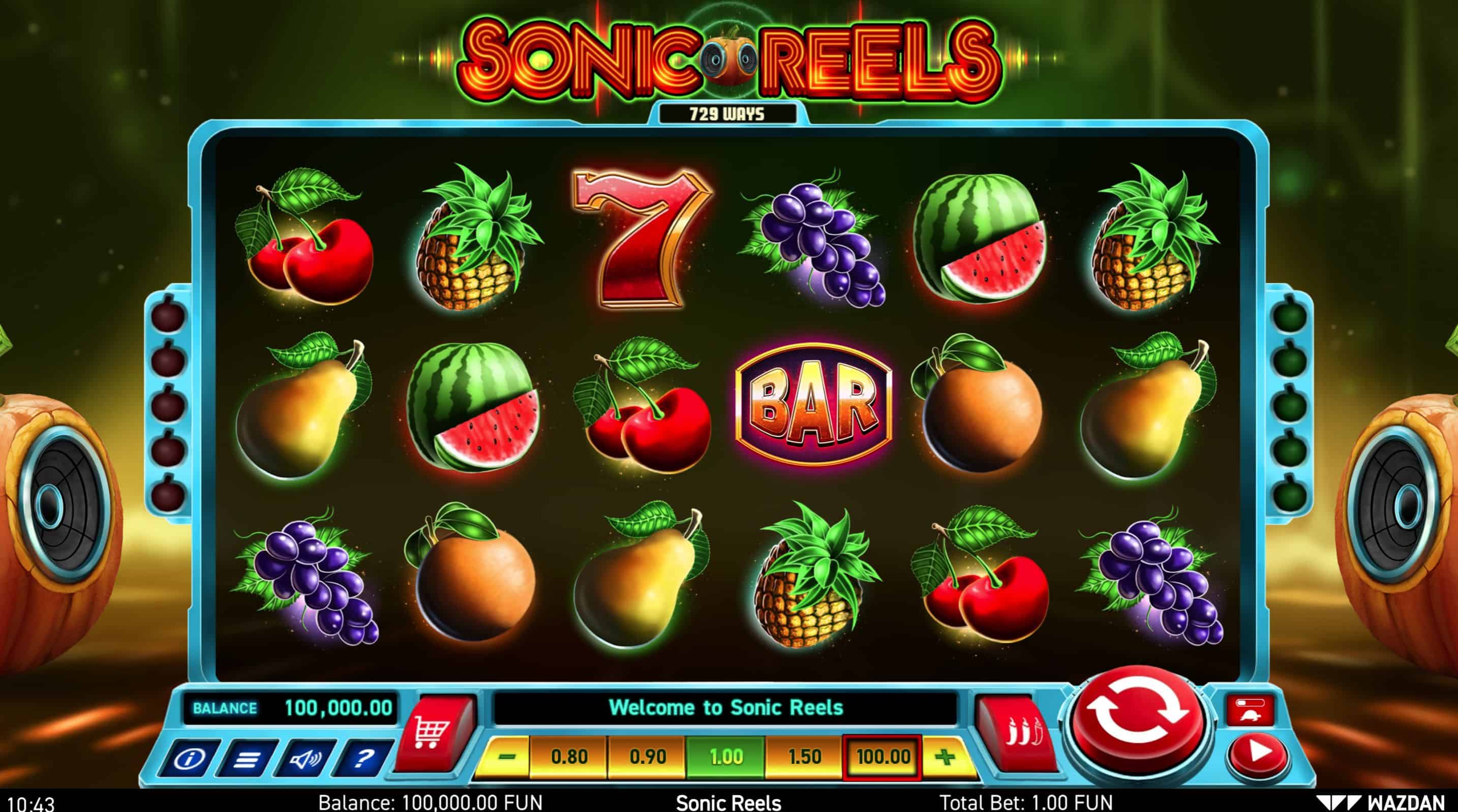 Sonic Reels Slot Game Free Play at Casino Ireland 01