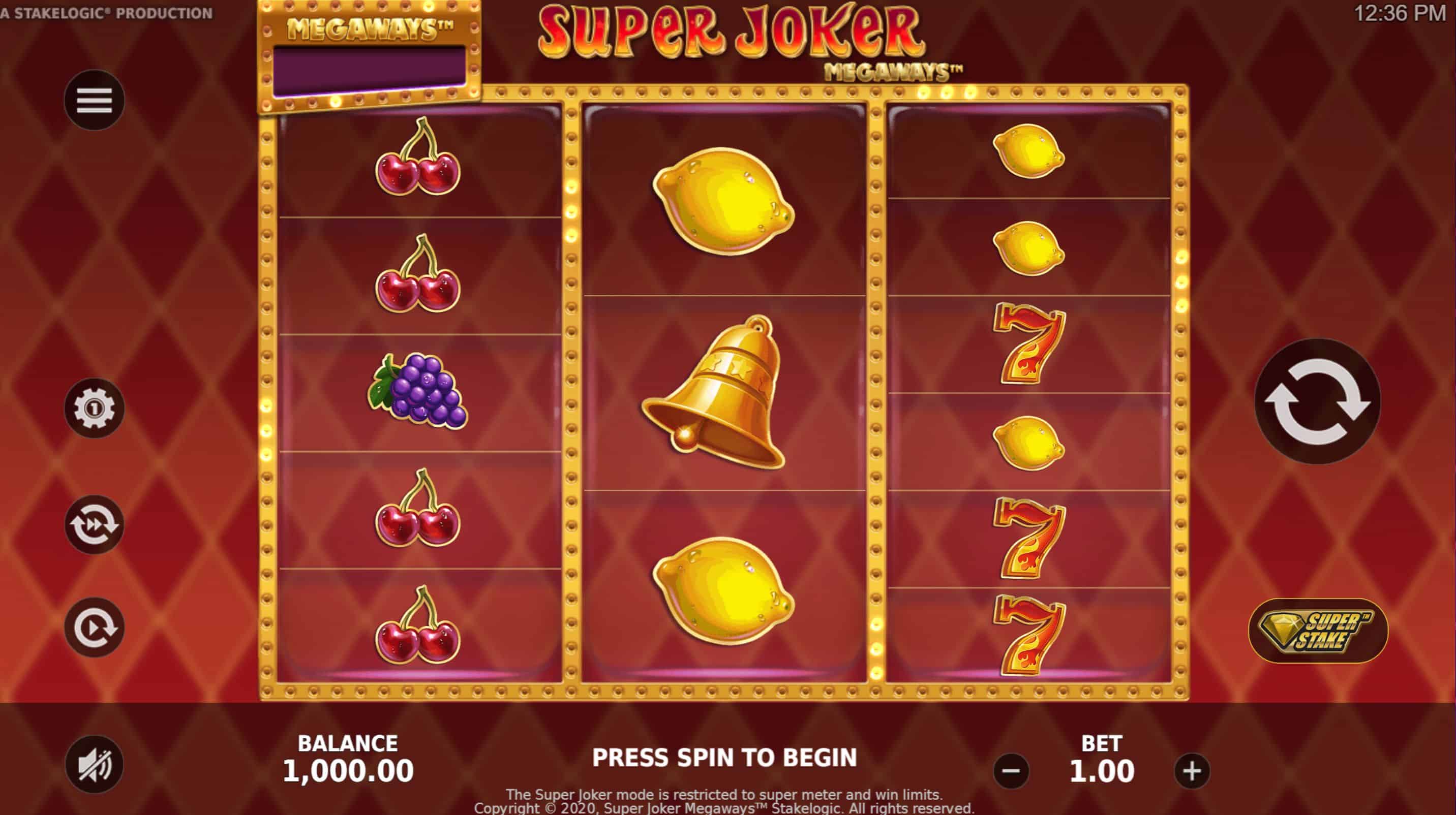Super Joker Megaways Slot Game Free Play at Casino Ireland 01
