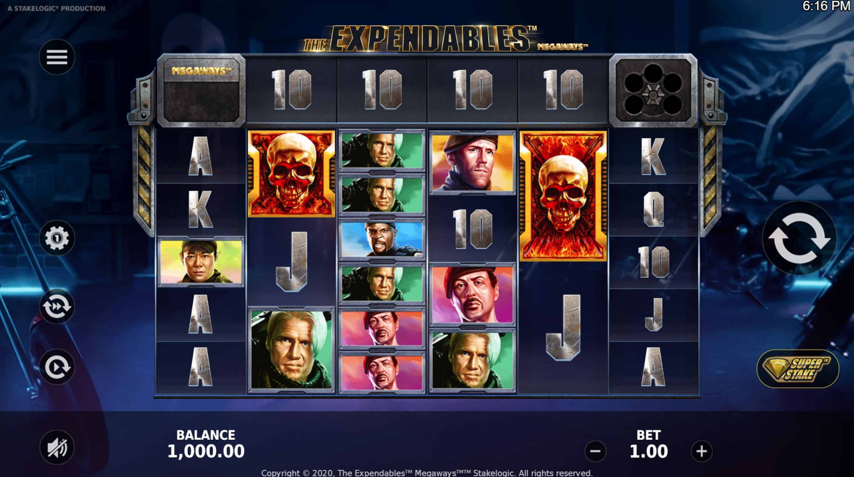 The Expendables Megaways Slot Game Free Play at Casino Ireland 01