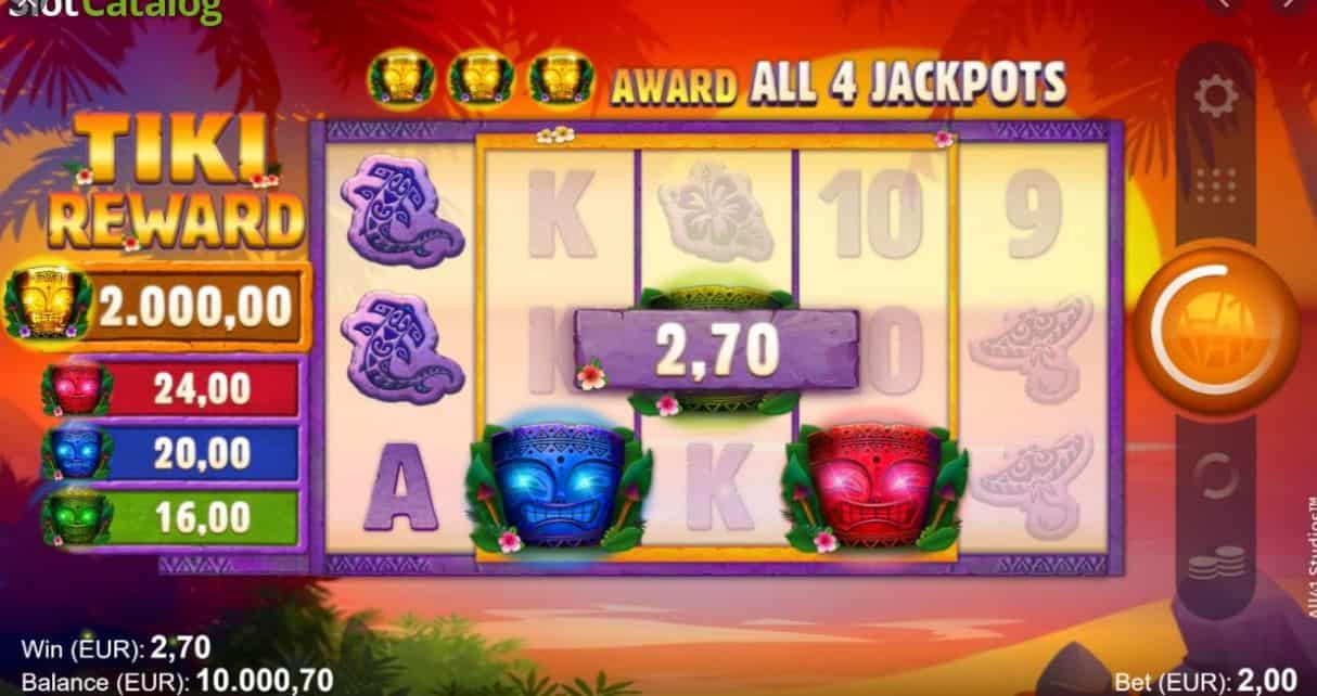 Tiki Reward Slot Game Free Play at Casino Ireland 01