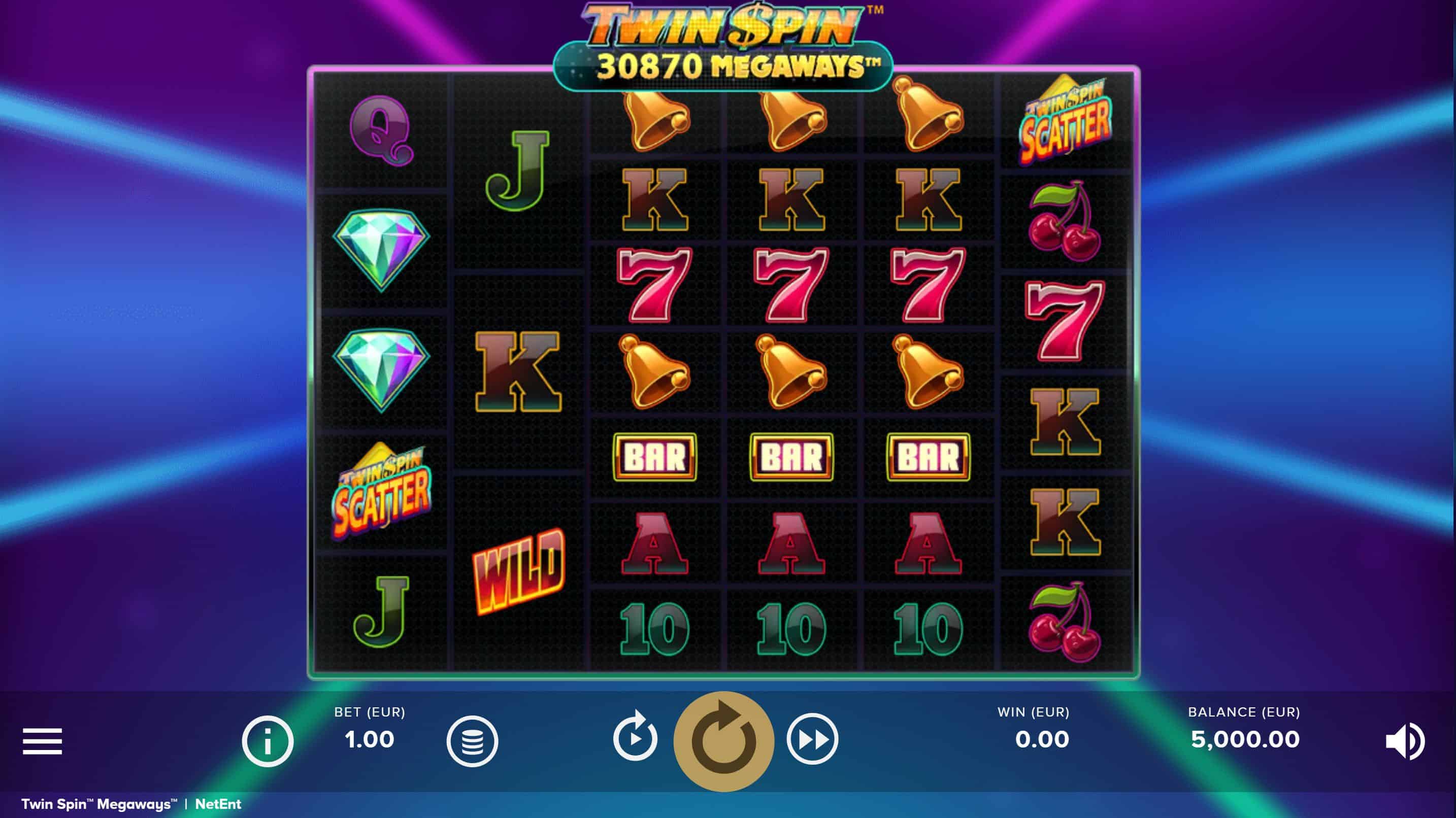 Twin Spin Megaways Slot Game Free Play at Casino Ireland 01