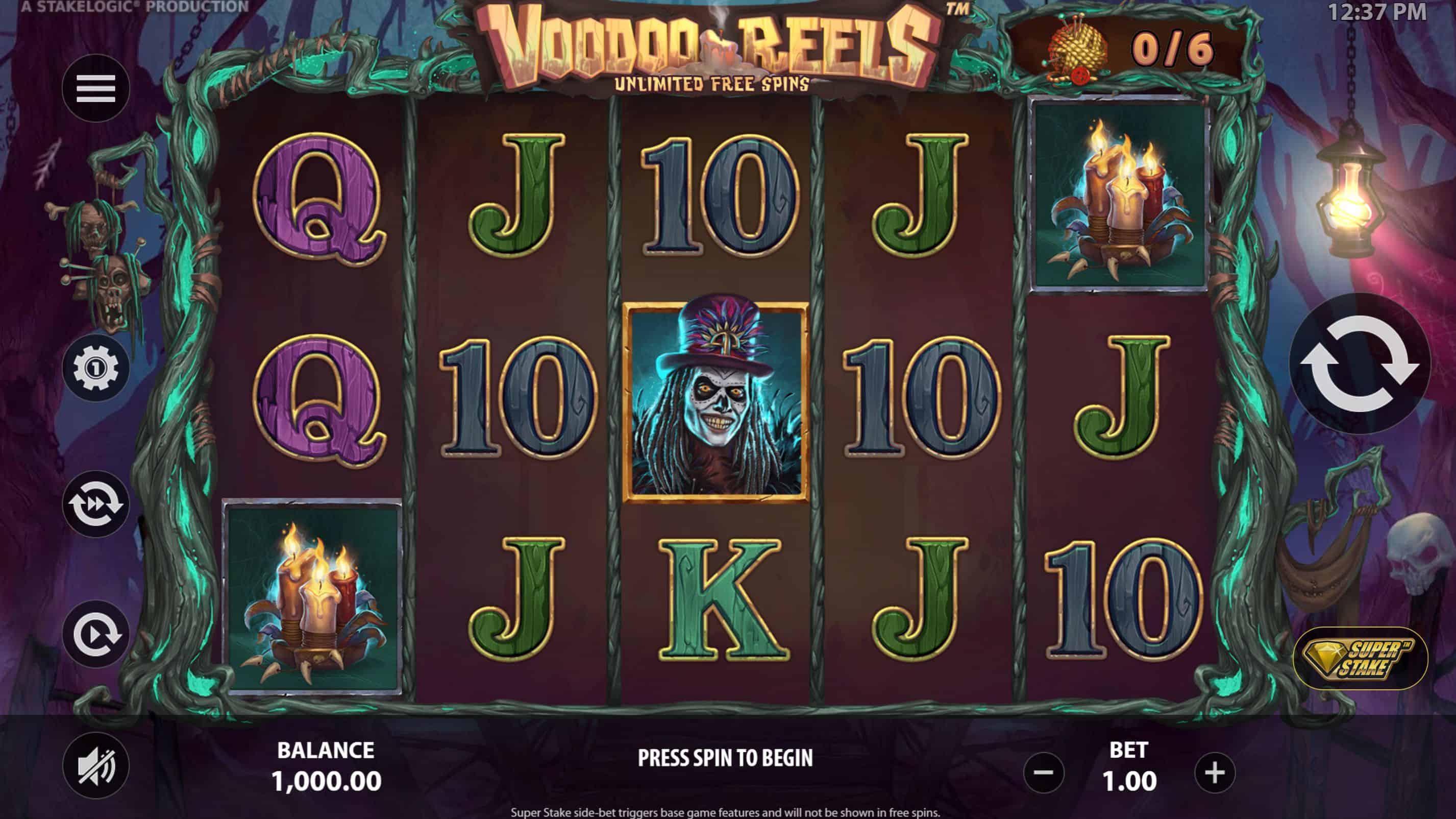 Voodoo Reels Slot Game Free Play at Casino Ireland 01
