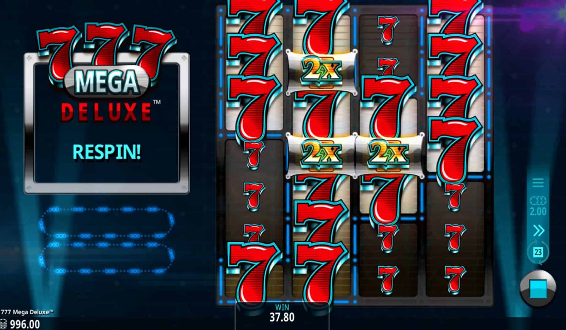 777 Mega Deluxe Slot Game Free Play at Casino Ireland 01