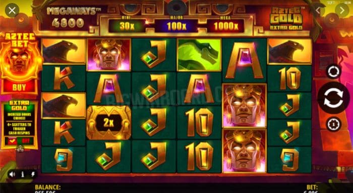 Aztec Gold: Extra Gold Megaways Slot Game Free Play at Casino Ireland 01