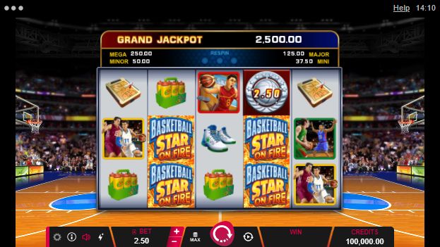 Basketball Star on Fire Slot Game Free Play at Casino Ireland 01