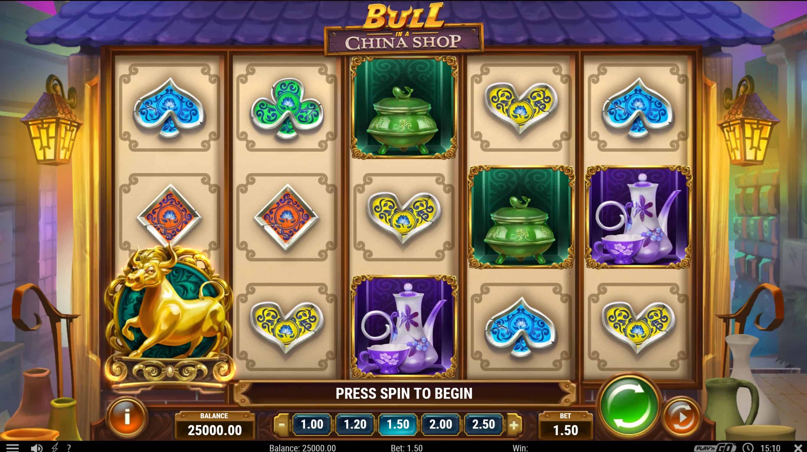 Bull in a China Shop Slot Game Free Play at Casino Ireland 01