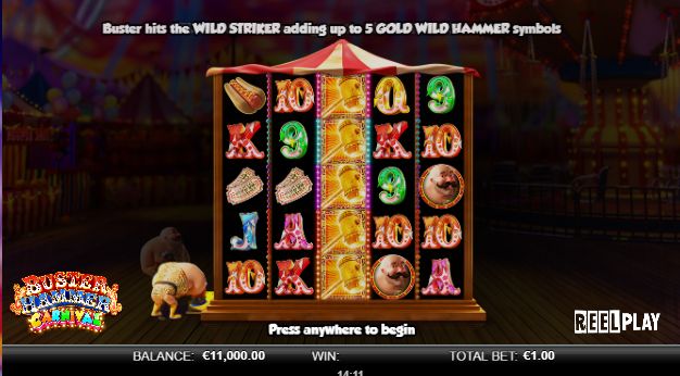 Buster Hammer Carnival Slot Game Free Play at Casino Ireland 01