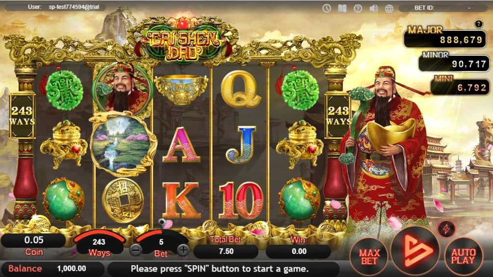 Cai Shen Dao Slot Game Free Play at Casino Ireland 01