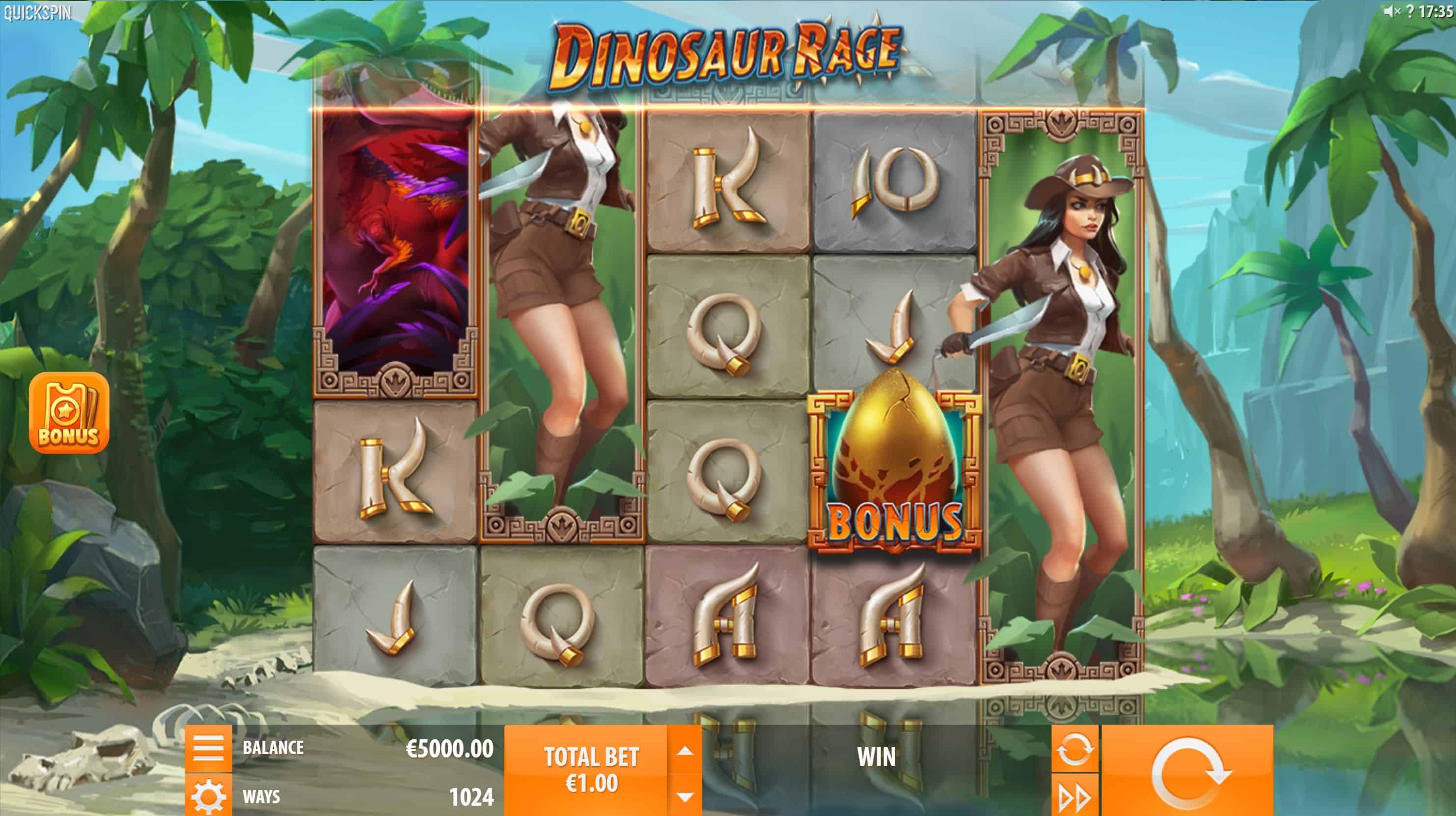 Dinosaur Rage Slot Game Free Play at Casino Ireland 01