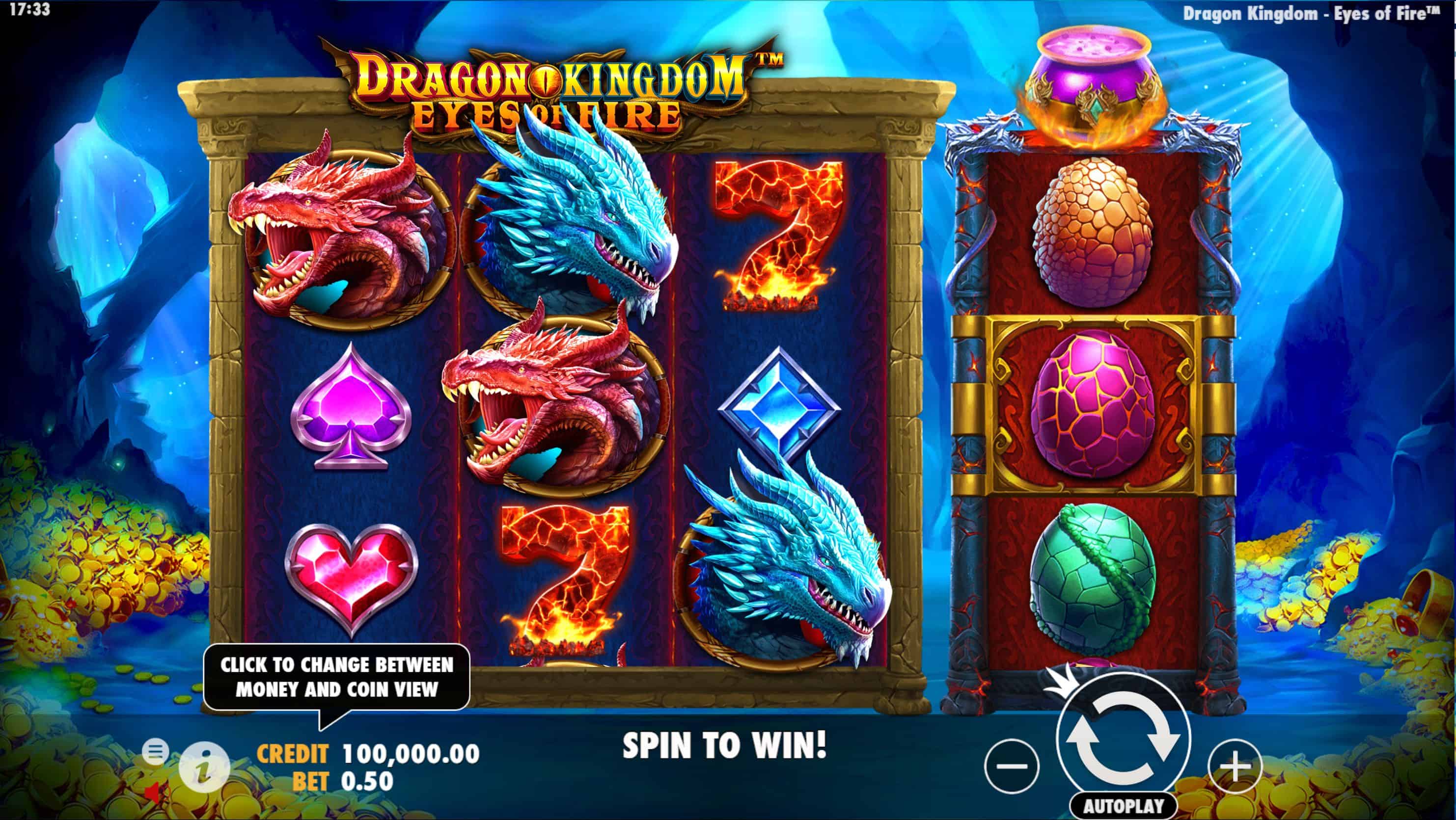 Dragon Kingdom Eyes of Fire Slot Game Free Play at Casino Ireland 01