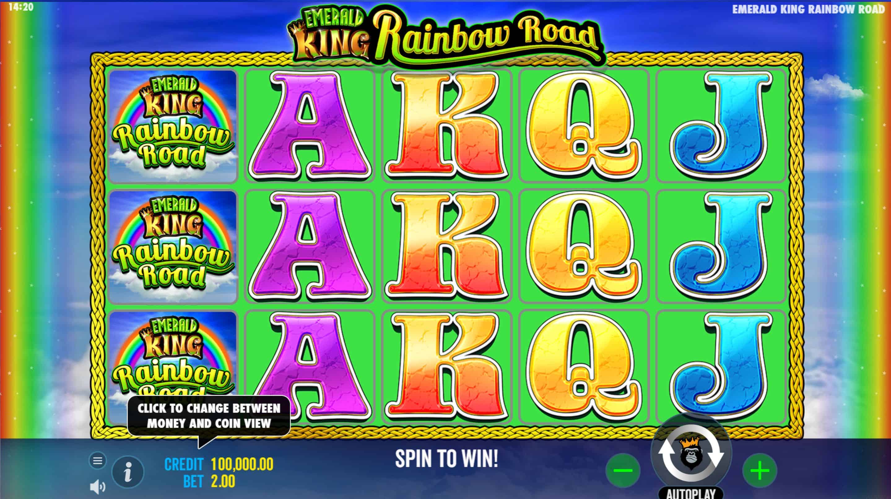 Emerald King Rainbow Road Slot Game Free Play at Casino Ireland 01