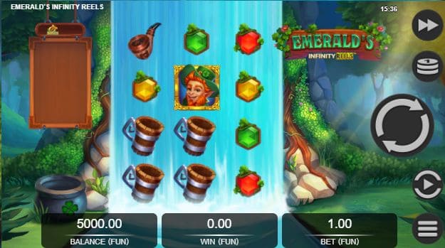 Emeralds Infinity Reels Slot Game Free Play at Casino Ireland 01