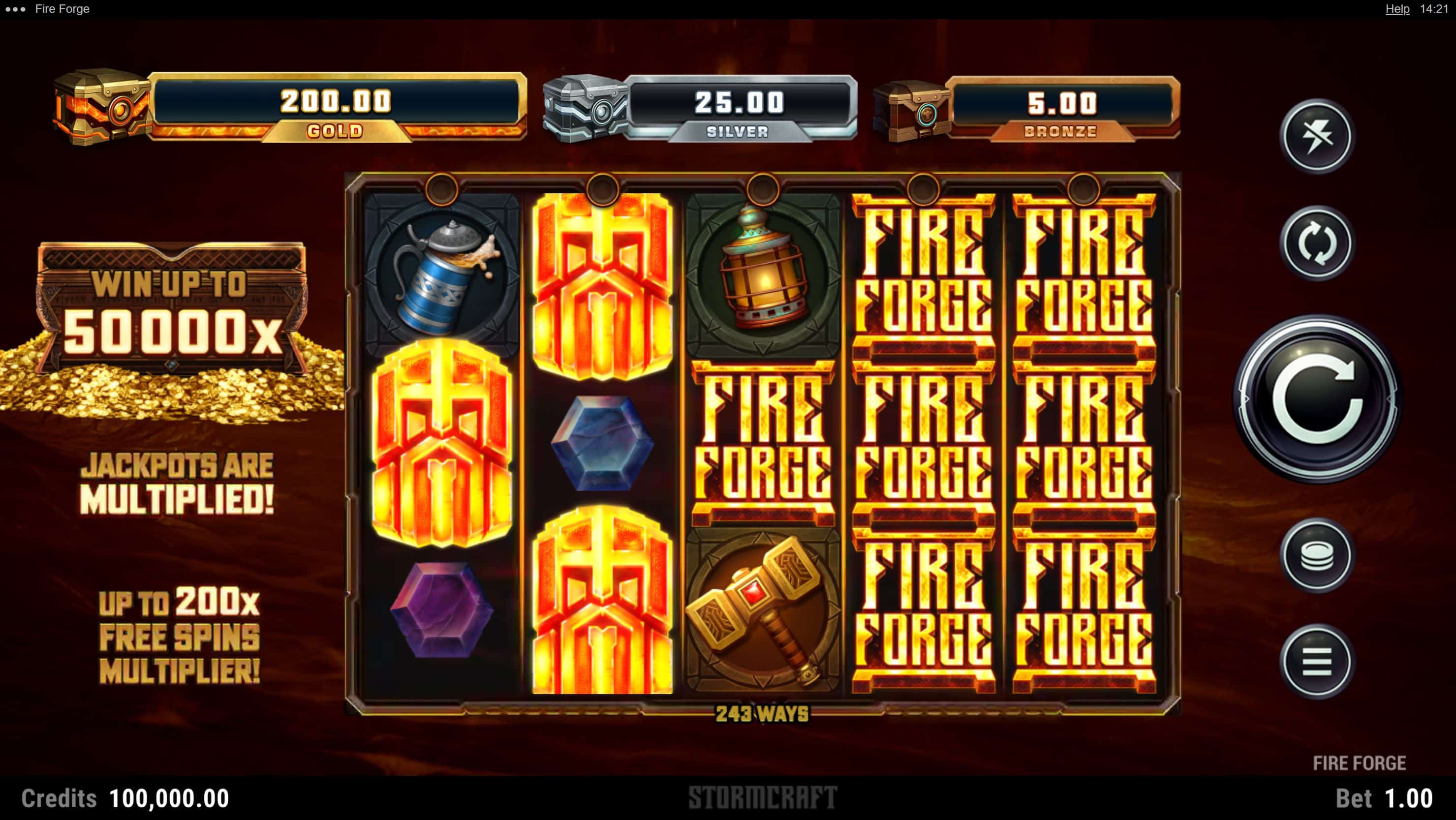 Fire Forge Slot Game Free Play at Casino Ireland 01