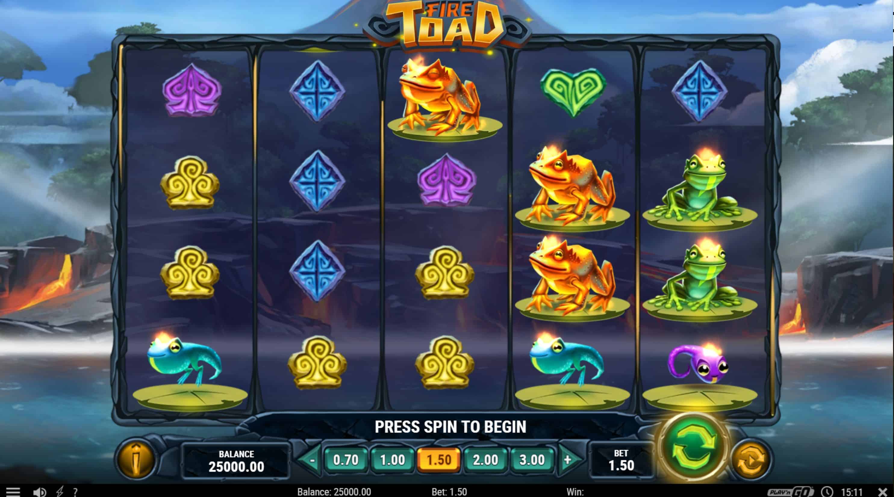 Fire Toad Slot Game Free Play at Casino Ireland 01