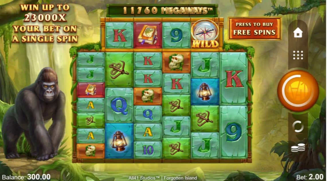 Forgotten Island Megaways Slot Game Free Play at Casino Ireland 01