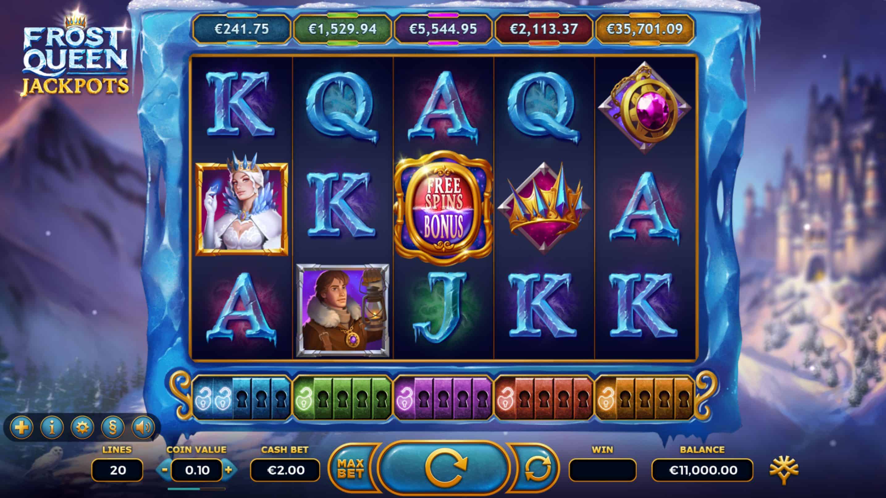 Frost Queen Jackpots Slot Game Free Play at Casino Ireland 01