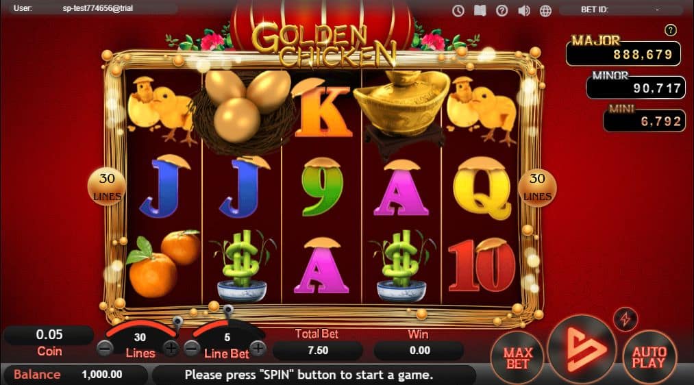 Golden Chicken Slot Game Free Play at Casino Ireland 01
