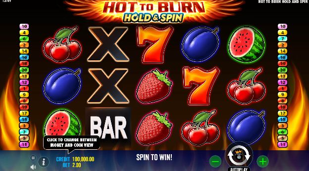 Hot to Burn Hold and Spin Slot Game Free Play at Casino Ireland 01