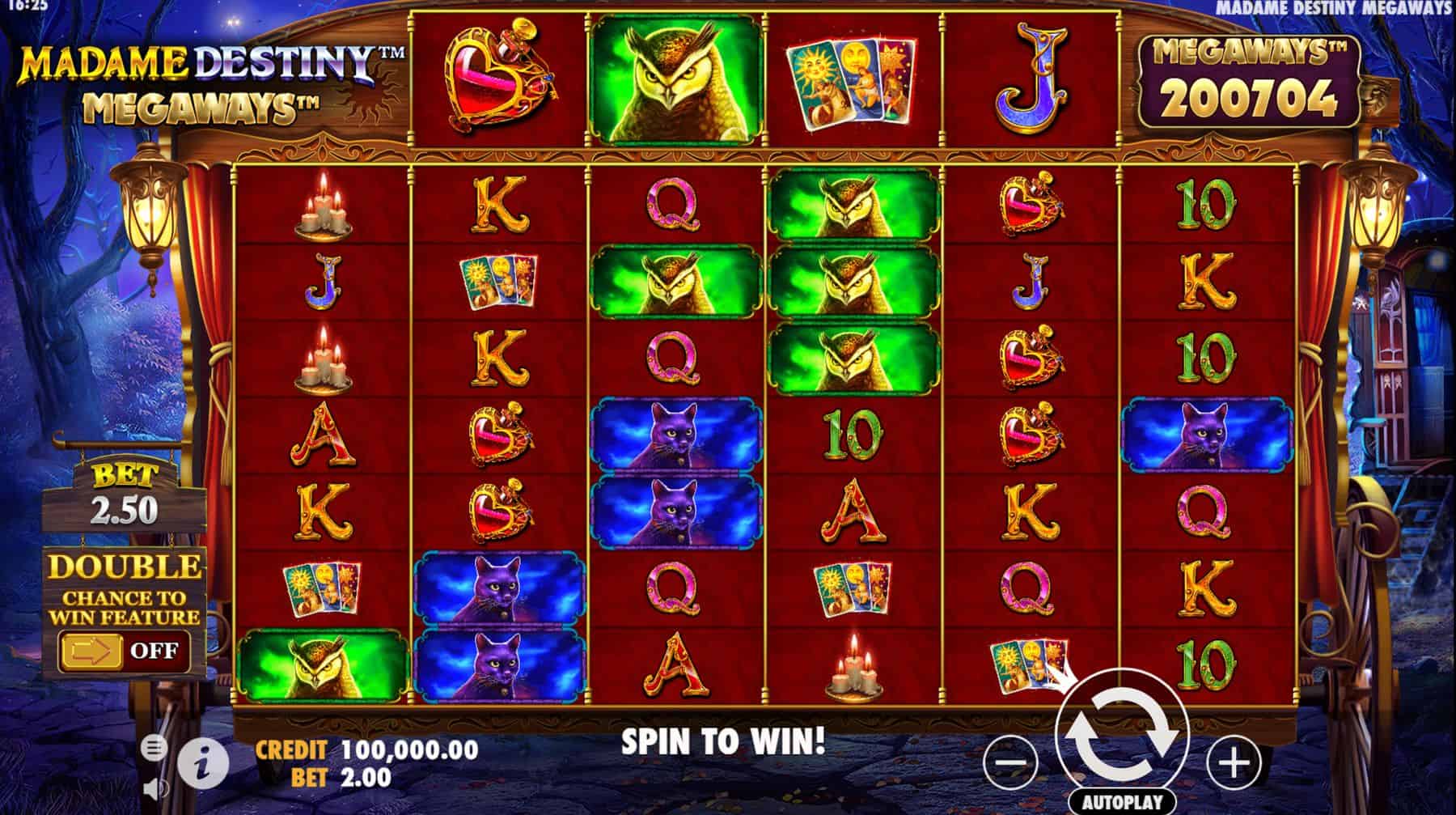 Madame Destiny Megaways Slot Game Free Play at Casino Ireland 01