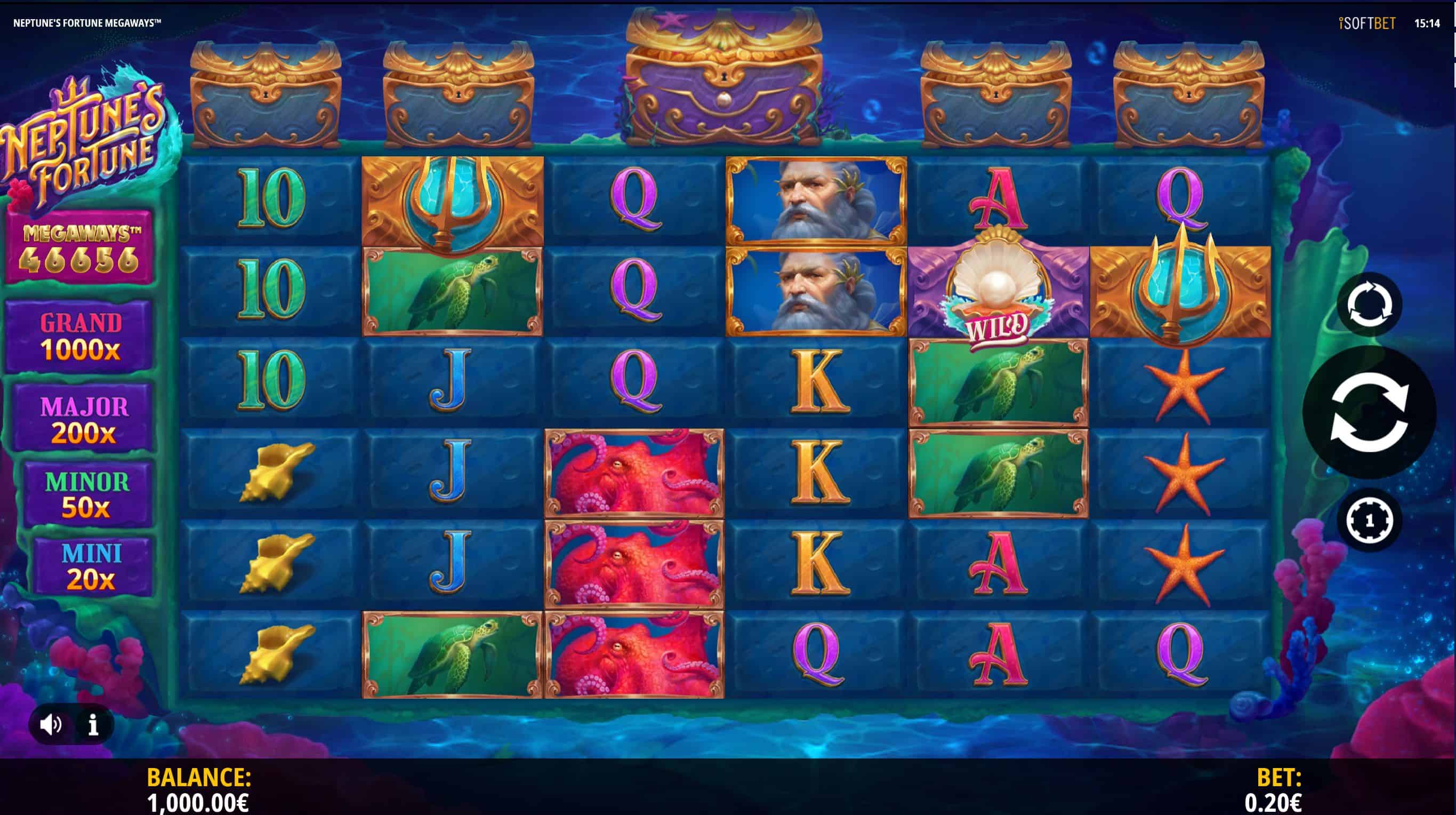 Neptunes Fortune Megaways Slot Game Free Play at Casino Ireland 01