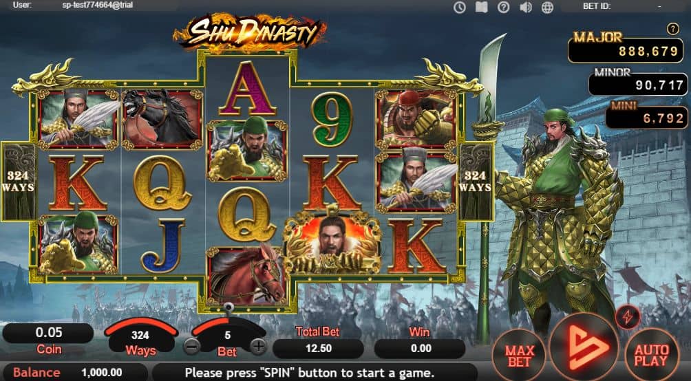 Shu Dynasty Slot Game Free Play at Casino Ireland 01