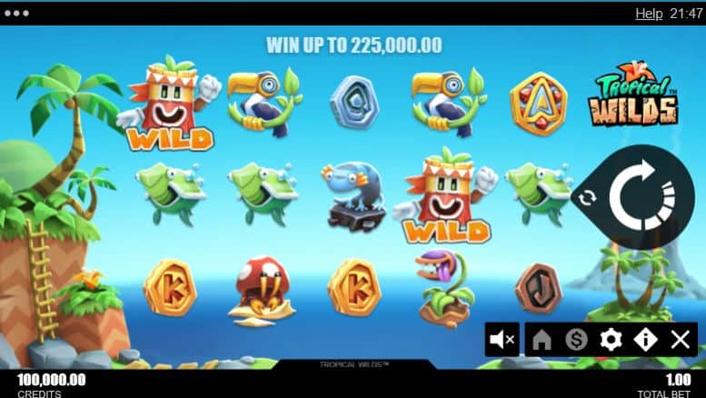 Tropical Wilds Slot Game Free Play at Casino Ireland 01