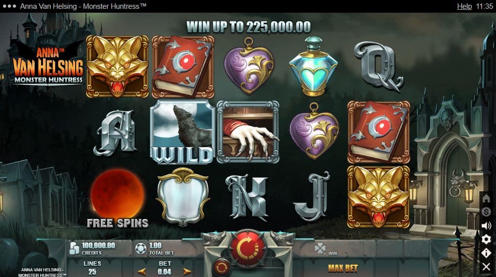 Anna Van Helsing Monster Huntress Slot Game Free Play at Casino Ireland 01