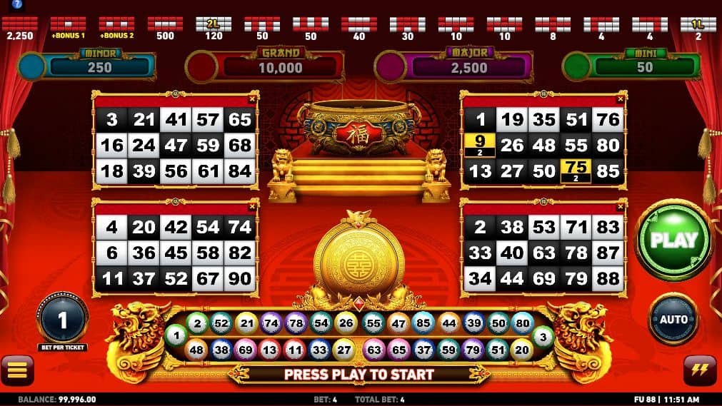 Fu 88 Slot Game Free Play at Casino Ireland 01