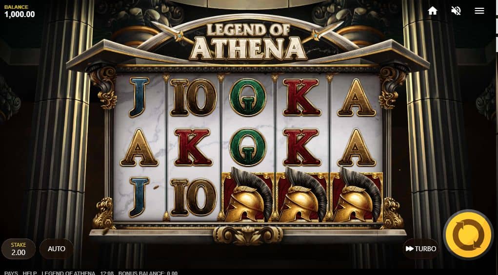 Legend of Athena Slot Game Free Play at Casino Ireland 01