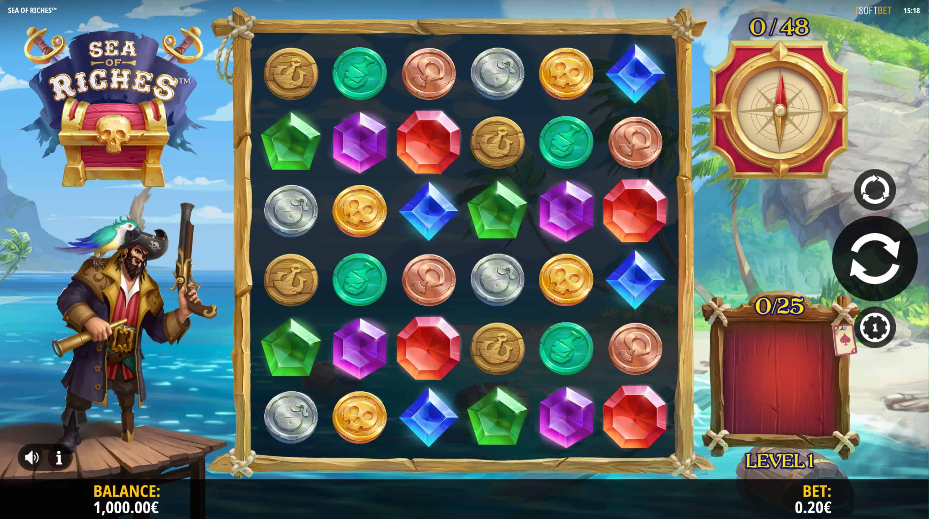 Sea of Riches Slot Game Free Play at Casino Ireland 01