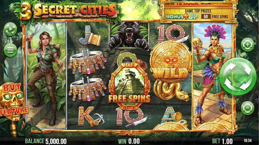 3 Secret Cities Slot Game Free Play at Casino Ireland 01