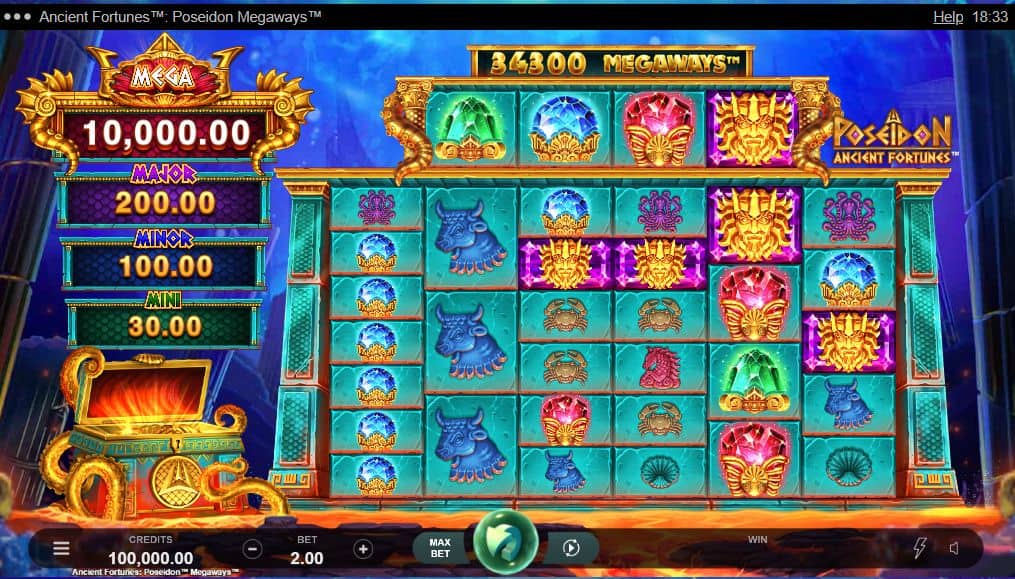 Ancient Fortunes Poseidon Slot Game Free Play at Casino Ireland 01