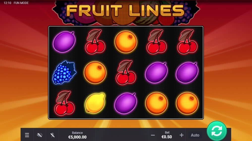 Fruit Lines Slot Game Free Play at Casino Ireland 01