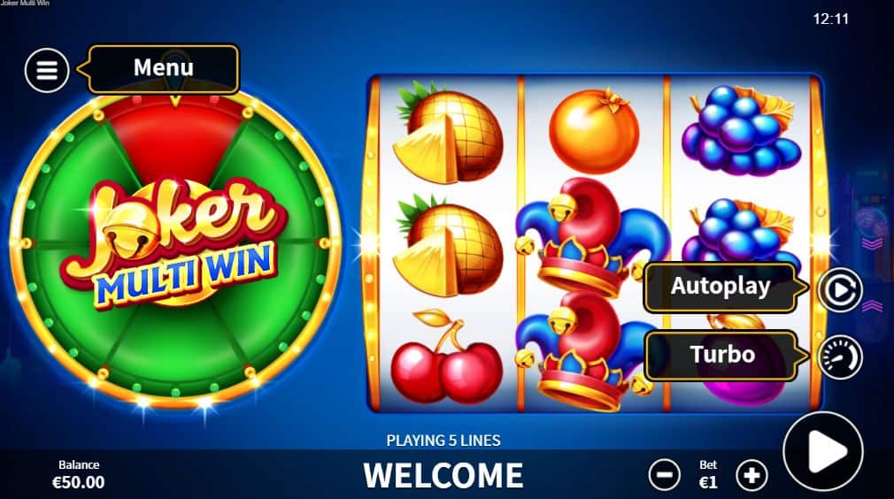 Joker Multi Win Slot Game Free Play at Casino Ireland 01
