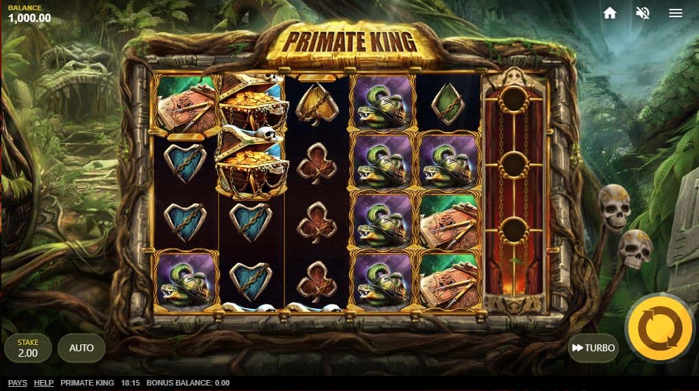 Primate King Slot Game Free Play at Casino Ireland 01