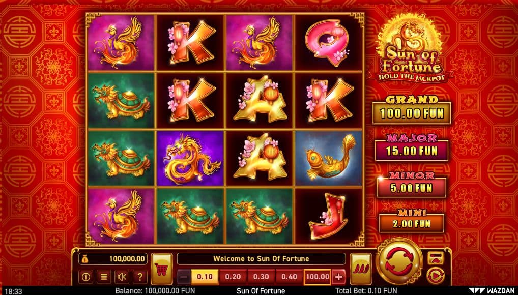 Sun of Fortune Slot Game Free Play at Casino Ireland 01