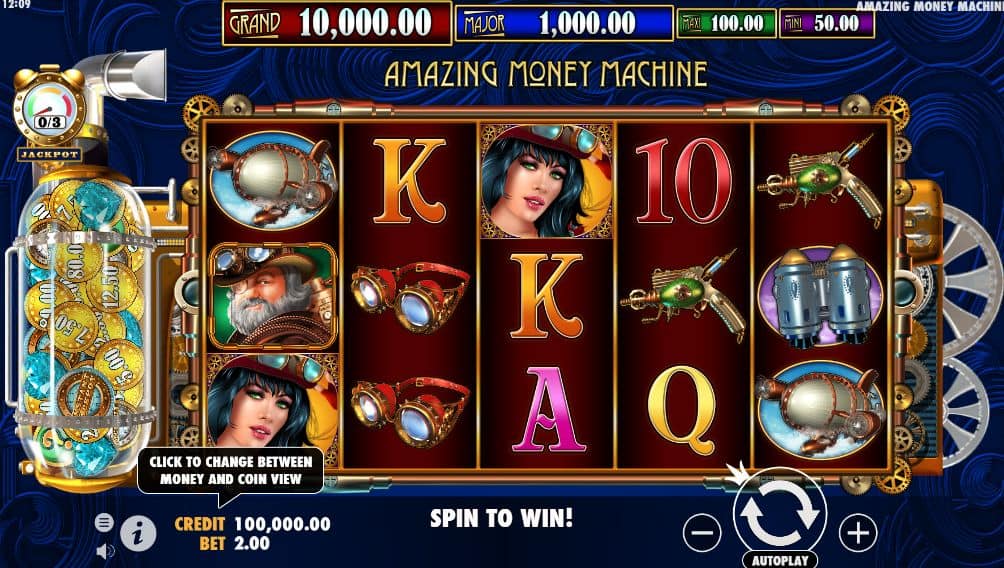 The Amazing Money Machine Slot Game Free Play at Casino Ireland 01