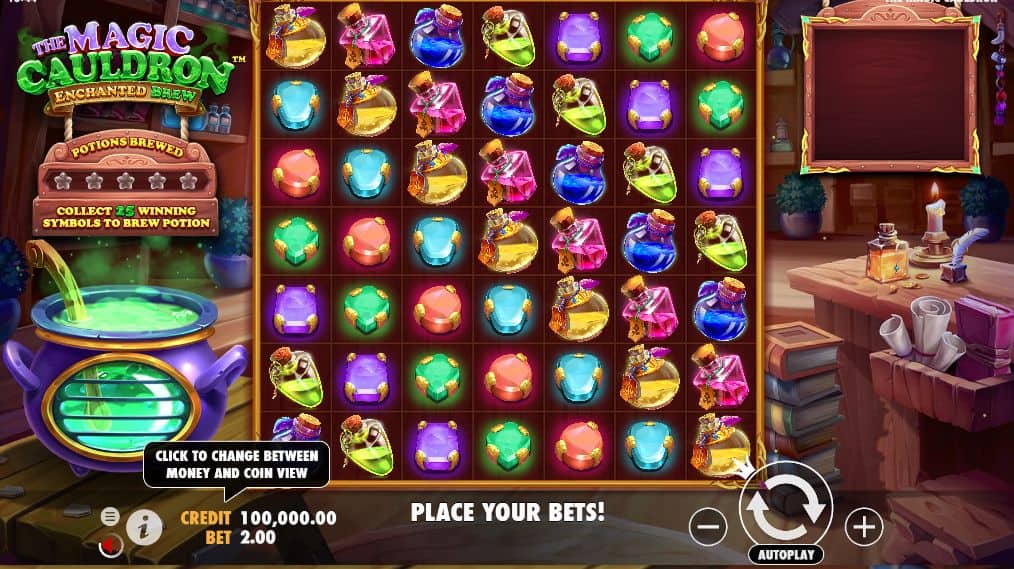 The Magic Cauldron Enchanted Brew Slot Game Free Play at Casino Ireland 01