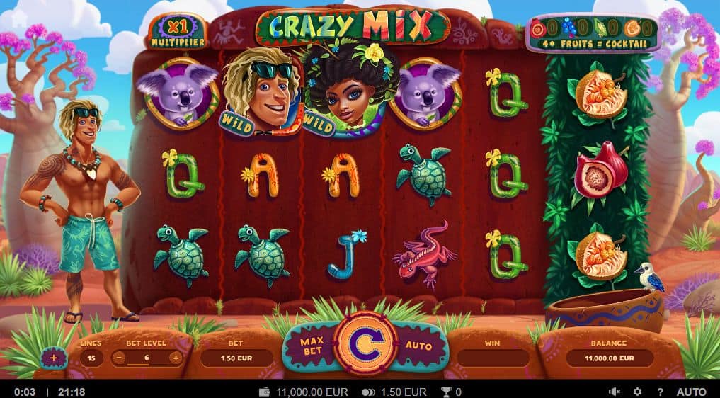 Crazy Mix Slot Game Free Play at Casino Ireland 01