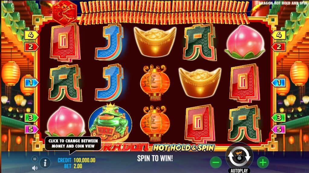 Dragon Hot Hold and Spin Slot Game Free Play at Casino Ireland 01