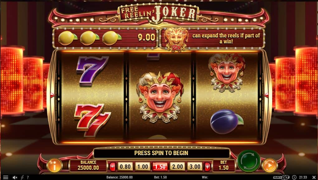 Free Reelin Joker Slot Game Free Play at Casino Ireland 01