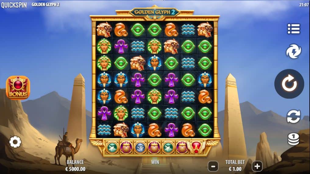 Golden Glyph 2 Slot Game Free Play at Casino Ireland 01