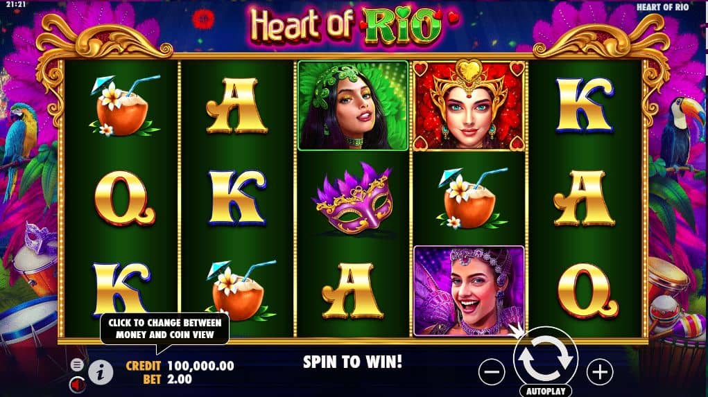 Heart of Rio Slot Game Free Play at Casino Ireland 01