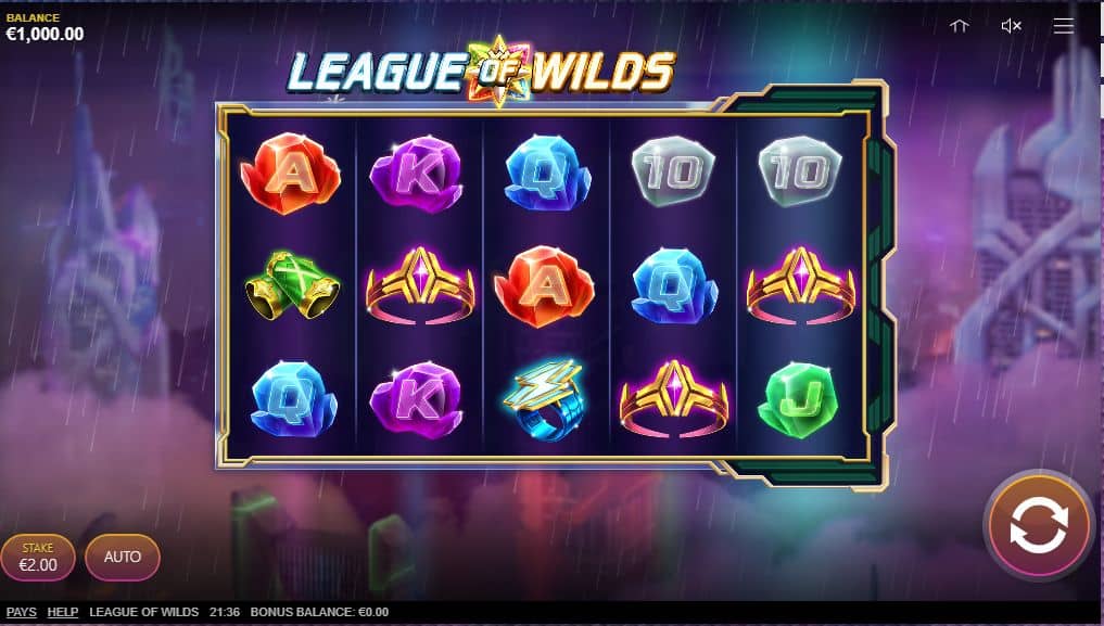 League of Wilds Slot Game Free Play at Casino Ireland 01