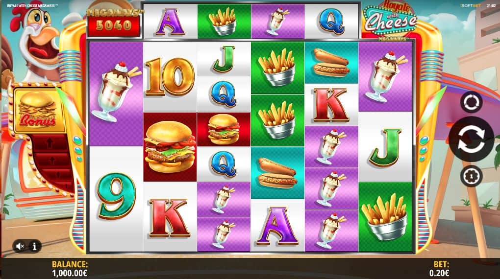 Royale with Cheese Megaways Slot Game Free Play at Casino Ireland 01