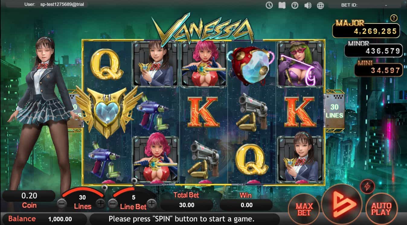 Vanessa Slot Game Free Play at Casino Ireland 01