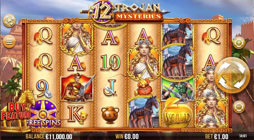 12 Trojan Mysteries Slot Game Free Play at Casino Ireland 01