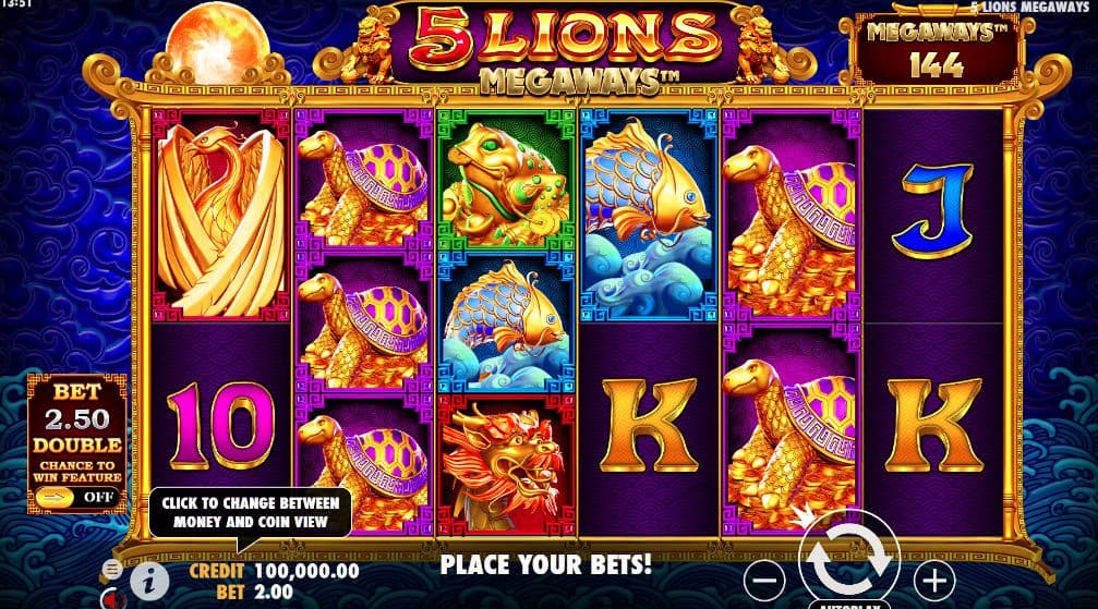 5 Lions Megaways Slot Game Free Play at Casino Ireland 01