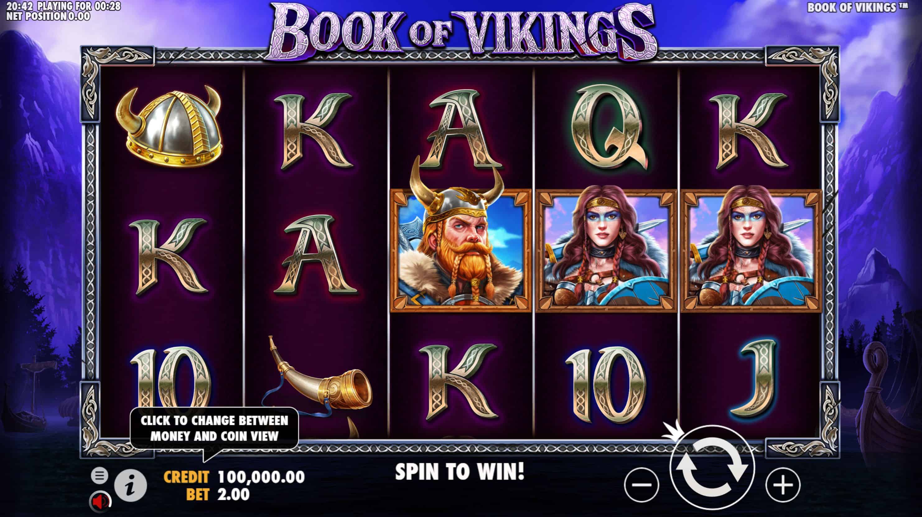 Book of Vikings Slot Game Free Play at Casino Ireland 01